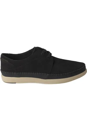 Clarks Sko, Herre, Blå, 41 EU, Bratton Snøresko