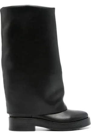 Casadei Sko, Dame, Sort, 37 1/2 EU, Læder, Charlie Læderstøvler