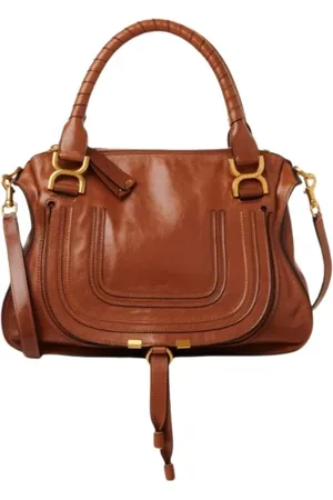 Chloé Taske, Dame, Brun, ONE SIZE, Uld, Glossy Læder Skuldertaske
