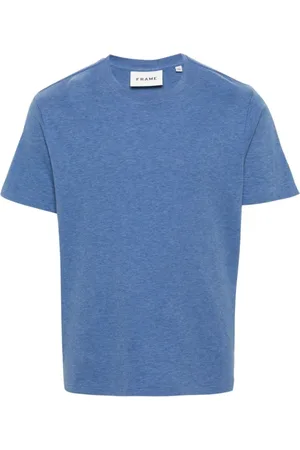 Frame Top, Herre, Blå, S, Bomuld, Duo Fold T-shirt
