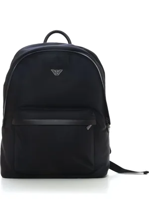 Emporio Armani Taske, Herre, Sort, ONE SIZE, Uld, Rygsæk