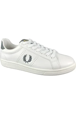 Fred Perry Sko, Herre, Hvid, 40 EU, Uld, Stilfulde Sneaker Sko