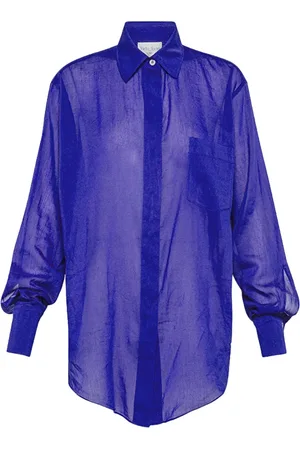 FORTE FORTE Bluser & Skjorter, Dame, Lilla, 2XL, Bomuld, Oversized Skjorte