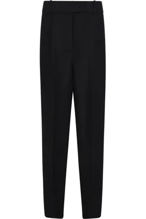 Fabiana Filippi Bukser, Dame, Sort, S, Linen og Viscose Bukser