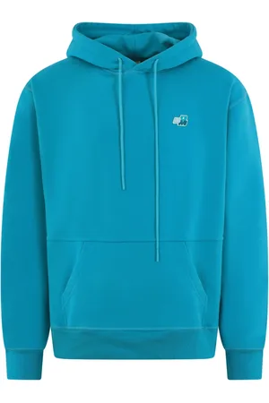 Drôle de Monsieur Sweathshirts & Hoodies, Herre, Blå, L, Bomuld, Patch DDM Hættetrøje
