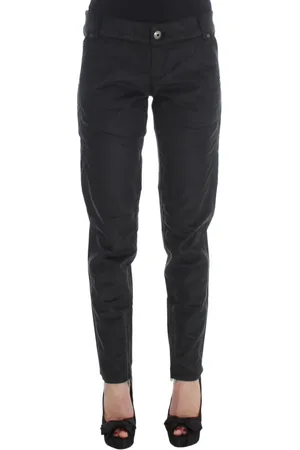 ERMANNO SCERVINO Jeans, Dame, Sort, S, Bomuld, Chic sorte slim-fit jeans