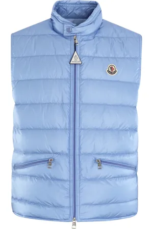 Moncler Jakke, Herre, Blå, XL, Uld, Gui Vest