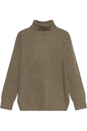 Lisa Yang Strik, Dame, Brun, S, Cashmere, Therese Turtleneck