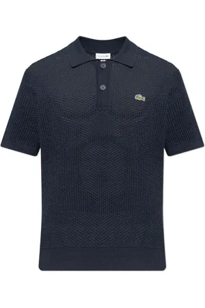 Lacoste Top, Herre, Blå, L, Bomuld, Strikket polo