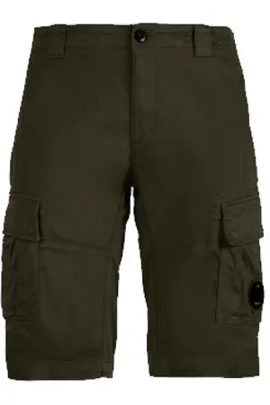C.P. Company Shorts, Herre, Grøn, S, Bomuld, Stretch Sateen Cargo Shorts