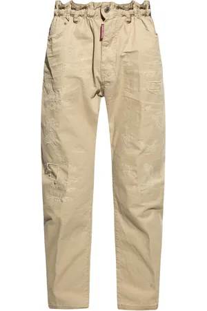 Dsquared2 Bukser, Herre, Brun, S, Bomuld, Casual Straight Bukser