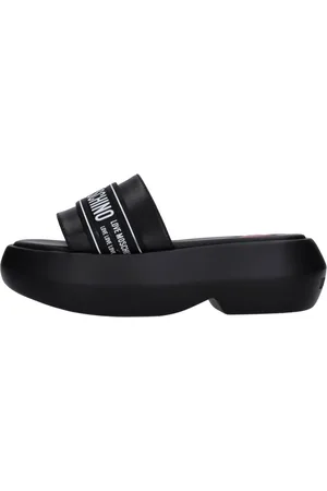 Moschino Sko, Dame, Sort, 40 EU, Læder, Sandal Sort