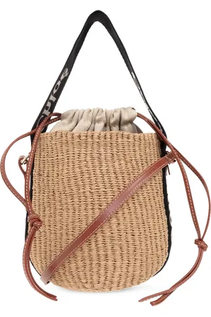 Chloé Taske, Dame, , ONE SIZE, Uld, Woody Small Bucket Skuldertaske