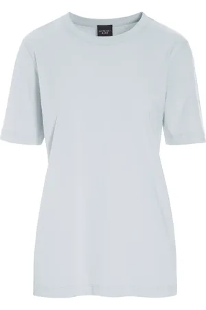 Bitte Kai Rand Top, Dame, Blå, 2XL, Bomuld, Cool Cotton T-Shirt