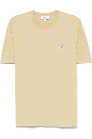 Maison Kitsuné Top, Herre, Grøn, L, Grøn Crew Neck T-shirts og Polos