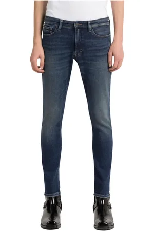 Calvin Klein Jeans, Herre, Blå, W31, Bomuld, Blå Skinny Jeans med 5-lomme design