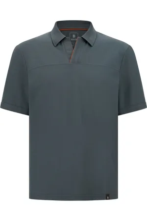 Boggi Milano Top, Herre, Grå, 2XL, Bomuld, Cool Jade-Fresh Piqué Polo Shirt