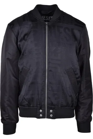 Diesel Jakke, Herre, Sort, S, Uld, Sort Zip-up Jakke