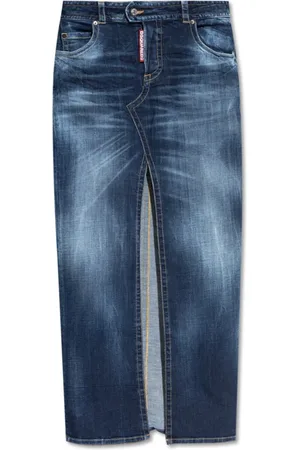 Dsquared2 Nederdel, Dame, Blå, 2XS, Denim, Denimnederdel
