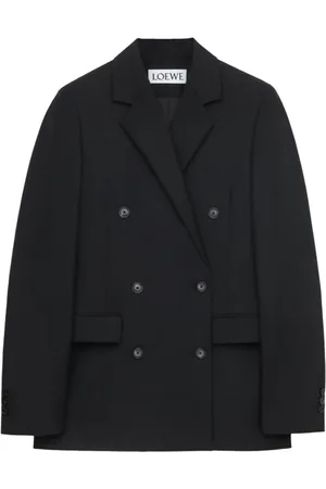 Loewe Jakke, Dame, Sort, 2XL, Uld, Sort Uldblandingsjakke
