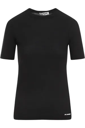 Jil Sander Top, Dame, Sort, XS, Bomuld, Sort T-shirt til kvinder