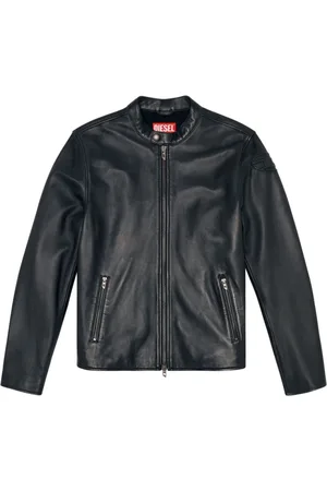 Diesel Jakke, Herre, Sort, XL, Læder, L-Carver Jakke