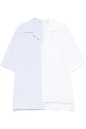 Lanvin Skjorte, Herre, Blå, L, Bomuld, Two-Tone Skjorte