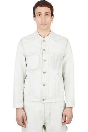 Maison Margiela Jakke, Herre, Hvid, S, Denim, Conceptual Denimjakke