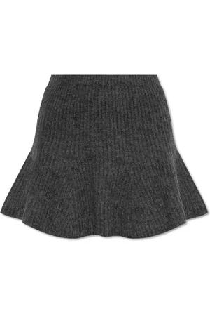 By Malene Birger Nederdel, Dame, Grå, L, Uld, Dox Skirt