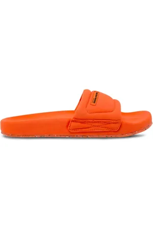 Heron Preston Sko, Herre, , 44 EU, Logo Fabric Slider Sandaler
