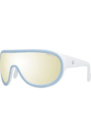 Moncler Tilbehør, unisex, Blå, ONE SIZE, Uld, Unisex Solbriller Mono Linse