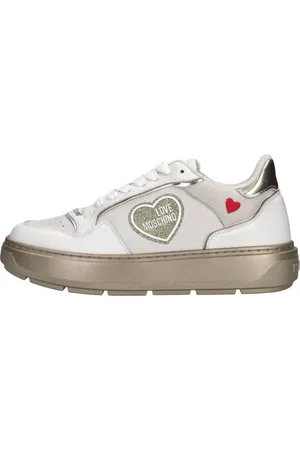 Moschino Sko, Dame, , 38 EU, Læder, Sneakers