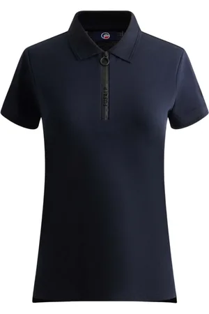 Fusalp Top, Dame, Blå, M, Bomuld, Leana Korærmet Poloshirt