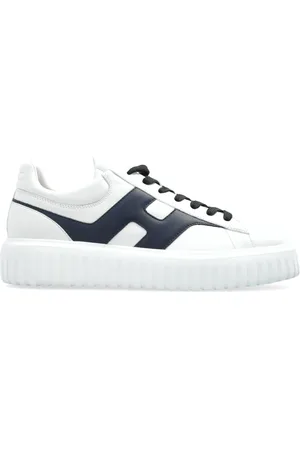Hogan Sko, Herre, Hvid, 42 EU, Læder, H-Stripes Sneakers