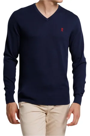 Vicomte A. Strik, Herre, Blå, M, Bomuld, Sweatshirts & Hoodies
