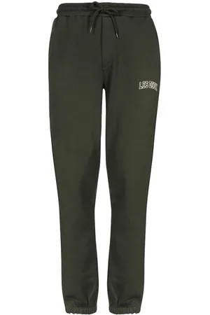 Les Deux Bukser, Herre, Grøn, XS, Bomuld, Cotton Track Pants med Lommer