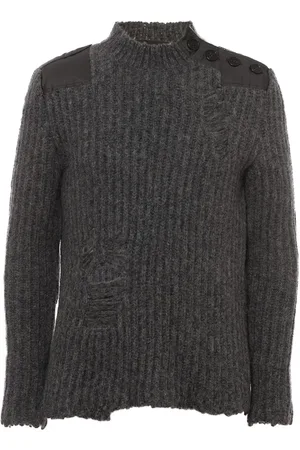 Stella McCartney Strik, Herre, Grå, L, Uld, Cozy Knit Sweater