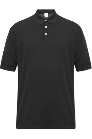 ELEVENTY Top, Herre, Grå, XL, Bomuld, Korteærmet Polo Shirt
