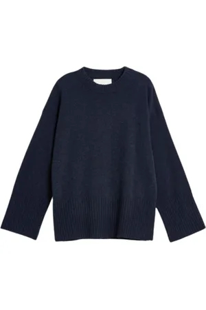 GANT Strik, Dame, Blå, M, Uld, Oversize Uld og Cashmere Sweater