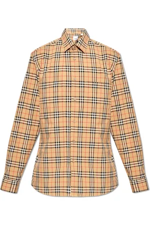 Burberry Skjorte, Herre, , M, Bomuld, Simson Skjorte med tern