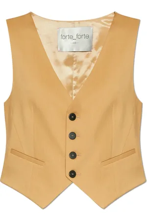 FORTE FORTE Jakke, Dame, , S, Uld, Vest med uldfinish