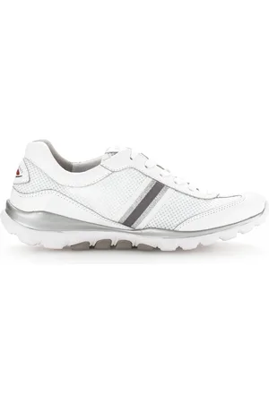 Gabor Sko, Herre, Hvid, 46 EU, Læder, Walking Sneaker
