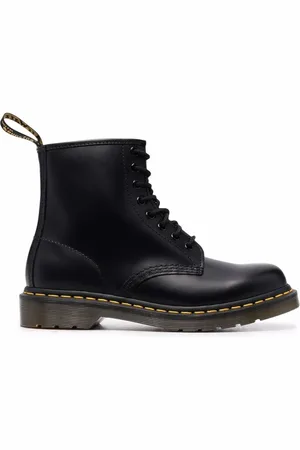 Dr. Martens Sko, Herre, Sort, 37 EU, Læder, Klassiske sorte 1460 snørestøvler