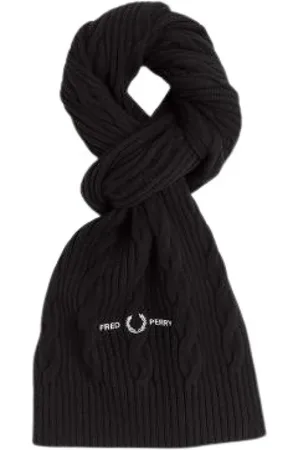Fred Perry Tilbehør, Herre, Blå, ONE SIZE, Uld, Wool Coast Scarf