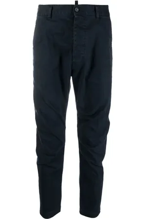 Dsquared2 Bukser, Herre, Blå, XL, Bomuld, Cotton Chino Bukser