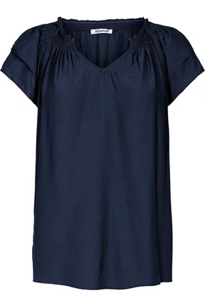 Co`Couture Bluser & Skjorter, Dame, Blå, S, Polyester, Sunrise Top 75683