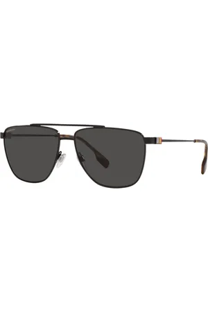 Burberry Tilbehør, Herre, Sort, 61 MM, Uld, Solbriller