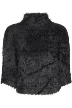 Emporio Armani Strik, Dame, Sort, L, Uld, Turtleneck Strik
