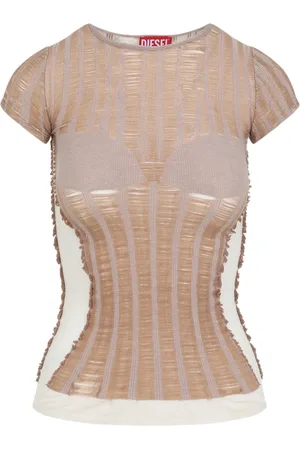 Diesel Top, Dame, , M, Bomuld, M-Calai-SS Top