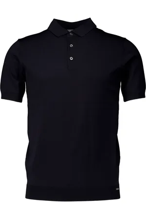 Gentiluomo Top, Herre, Blå, L, Mørkeblå Polo Skjorte